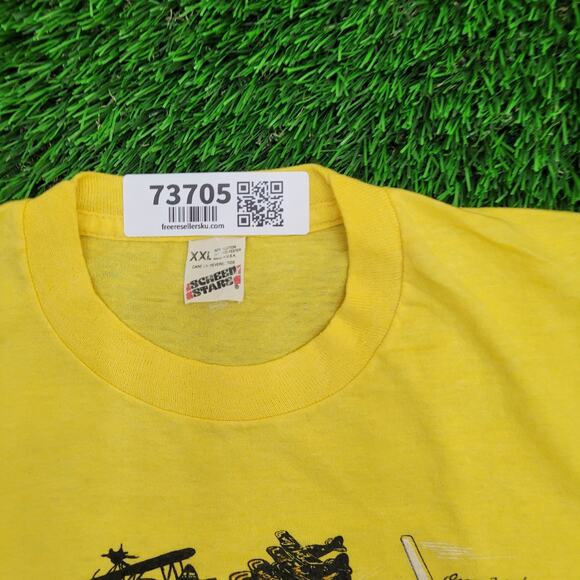 Vintage 1988 Sussex Air-Show Shirt Large 22x26 Airplane - Picture 9 of 14